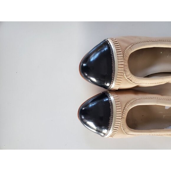 AGL Attilio Giusti Leombruni Womens Cap Toe Ballet Flat Tan Leather Size 39 US 9 - Picture 5 of 13